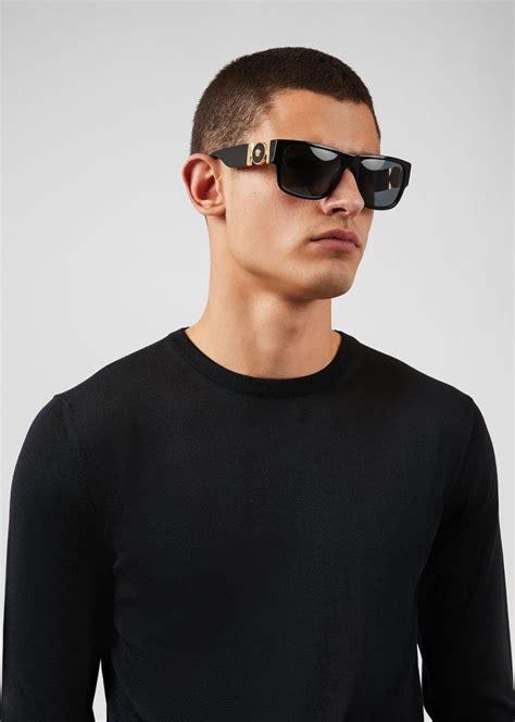 yellow versace glasses|Versace polarized sunglasses for men.